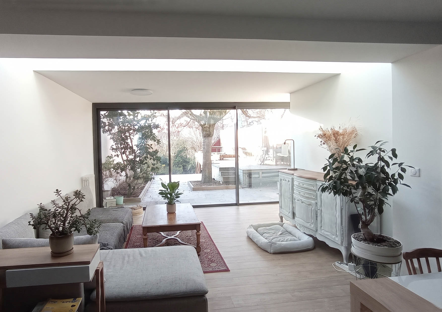 Dans la Pente - Détail intérieur